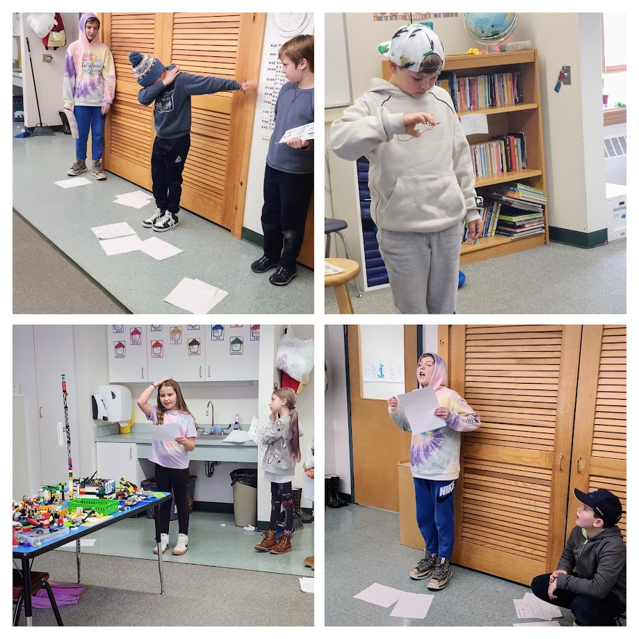 Students using secret codes